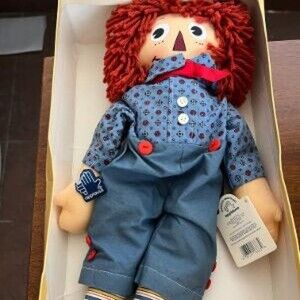 Vintage 1993 Applause Raggedy Andy In Factory Box With Tags